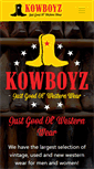 Mobile Screenshot of kowboyz.com